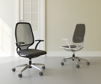 现代简约办公椅su模型