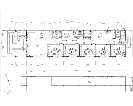 牙科诊所cad施工图