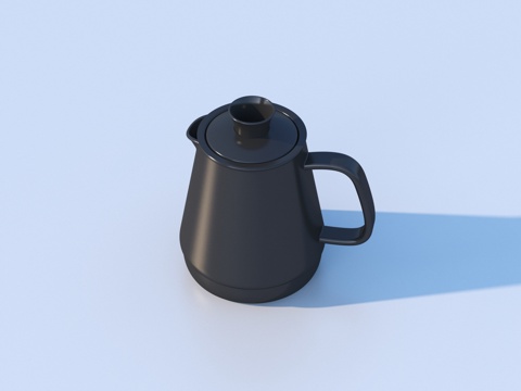  厨房电器 电热水壶3d模型 