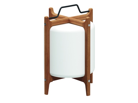 gloster 户外氛围灯 落地灯 柚木灯 手提灯su模型