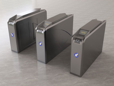 现代门禁 闸机 门禁机 闸门 感应门 门闸su模型