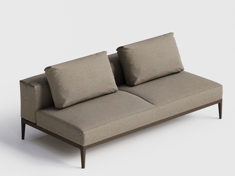 gloster  - 现代沙发 双人沙发su模型