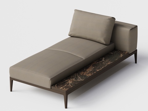 gloster  - 现代沙发 单人泳池躺椅沙发su模型