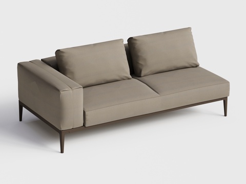 gloster  - 现代沙发 双人沙发su模型