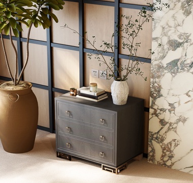 新中式玄关柜 新中式边柜 宋氏边柜 宋氏玄关柜su模型