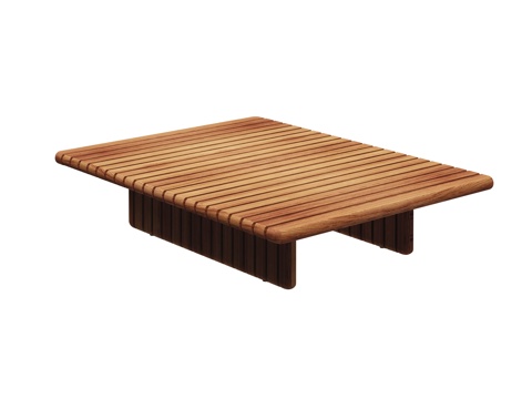 gloster 户外餐桌 茶几 方形柚木茶几su模型