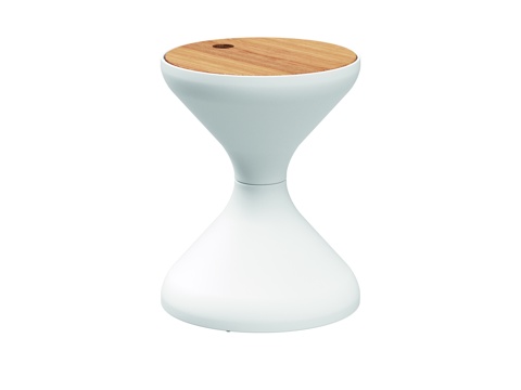 gloster 户外茶几 圆形金属 柚木茶几su模型