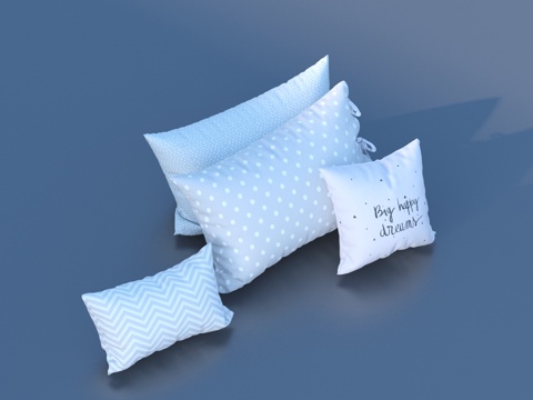  枕头 抱枕 靠枕3d模型 