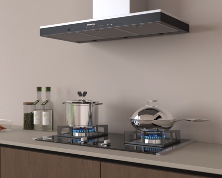 现代油烟机 灶具 炉具su模型