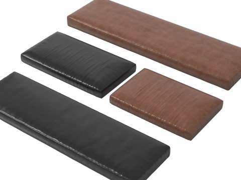 现代坐垫 沙发坐垫 飘窗坐垫su模型