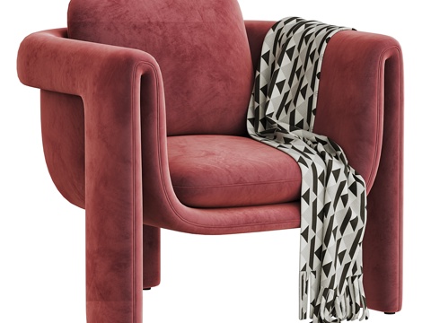  floria扶手椅3d模型 