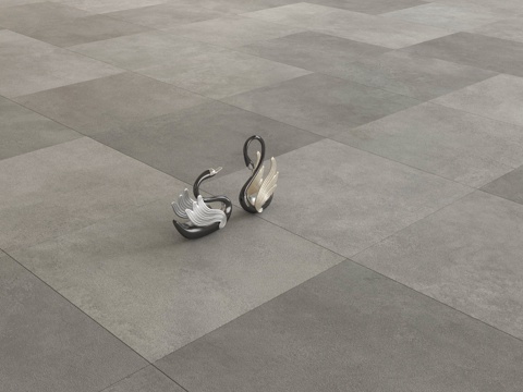 现代暖灰色地砖 瓷砖 大理石地砖su模型