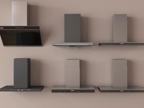 现代油烟机su模型