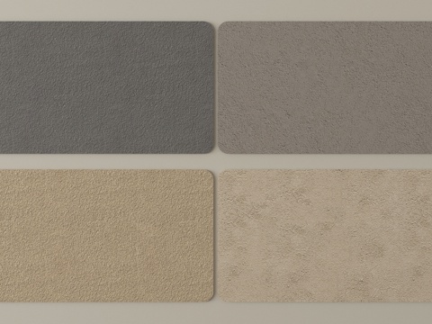 现代涂料 肌理漆 艺术涂料乳胶漆 真石漆 墙面水泥漆su模型