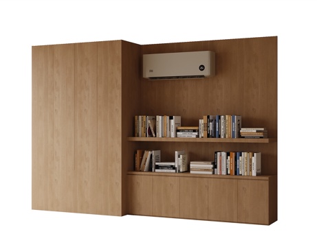 现代书柜su模型