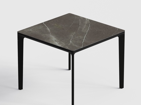 gloster 户外餐桌 岩板桌 大理石桌 方桌su模型