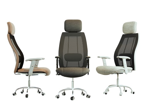 现代办公椅su模型