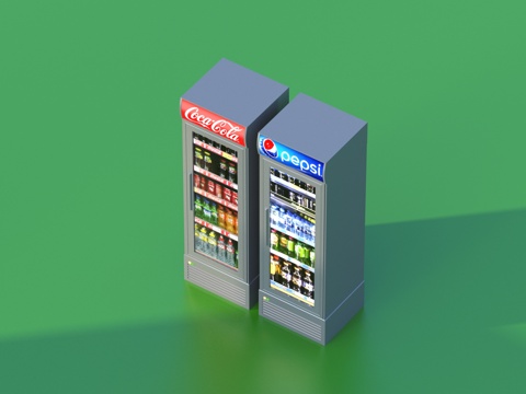  冰柜 冷藏柜 饮料柜3d模型 