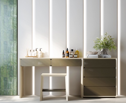 梳妆台 意式梳妆台 现代意式梳妆台su模型