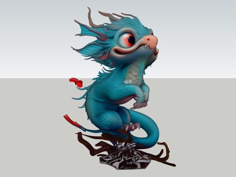 可爱卡通龙手办品牌IPsu模型