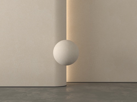 现代涂料 肌理漆 乳胶漆 艺术漆 真石漆 墙面水泥漆su模型