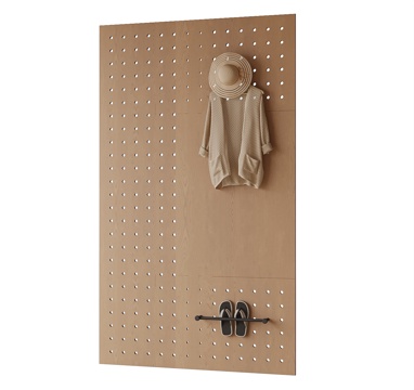 现代洞洞板su模型