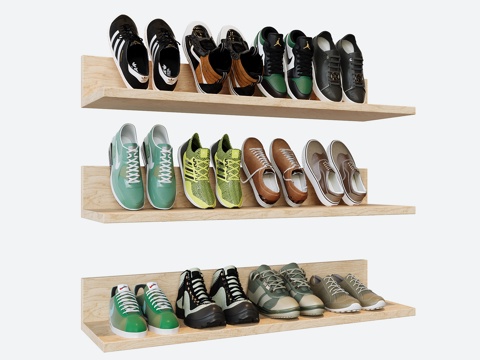 现代运动鞋su模型