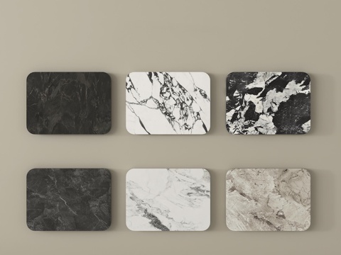 现代轻奢石材 大理石 岩板 护墙板 背景墙su模型