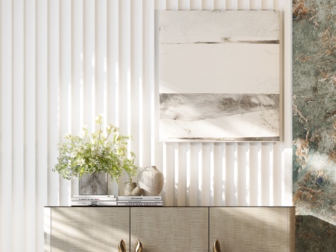 现代意式玄关柜 意式装饰柜 意式边柜 意式斗柜su模型su模型