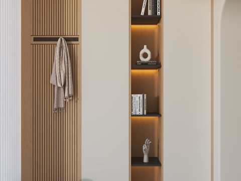 现代阳台柜su模型