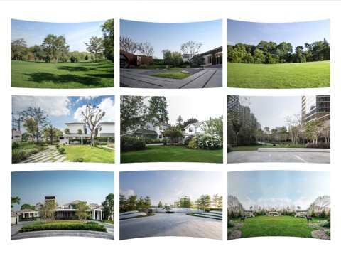 现代其他材质 环绕背景 户外外景 城市背景su模型