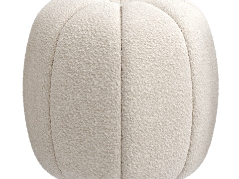  现代轻奢 Sofia 布艺脚凳3d模型 