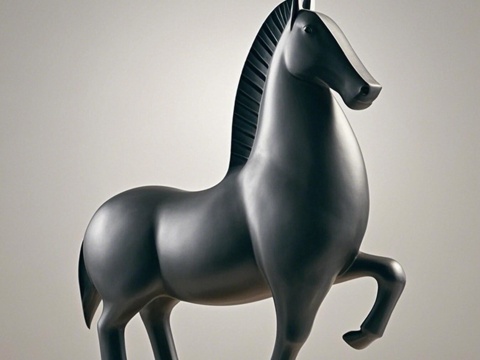 现代雕塑 装饰品摆件su模型