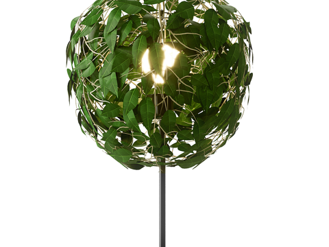  现代简约台灯 台灯 简约台灯 书房台灯 植物台灯3d模型 