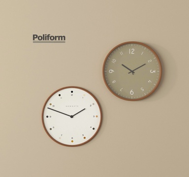 现代简约钟表 挂钟 时钟su模型