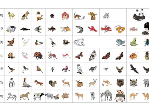 蝴蝶昆虫图库cad施工图