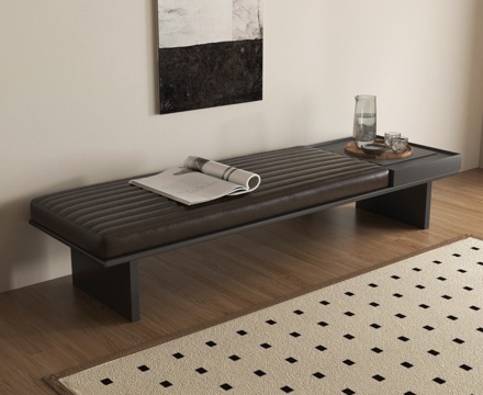 意式床尾凳 换鞋凳 沙发凳su模型