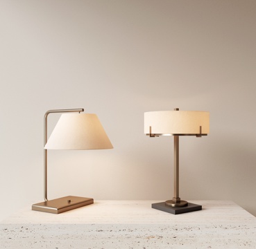  现代轻奢台灯 客厅台灯 复古台灯 床头台灯 书房台灯3d模型 