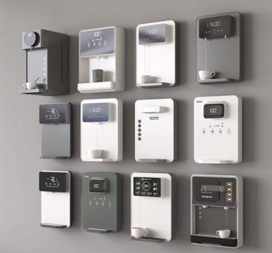 饮水机 现代直饮机 饮水机su模型