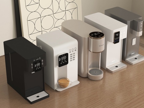 饮水机 现代直饮机 饮水机su模型