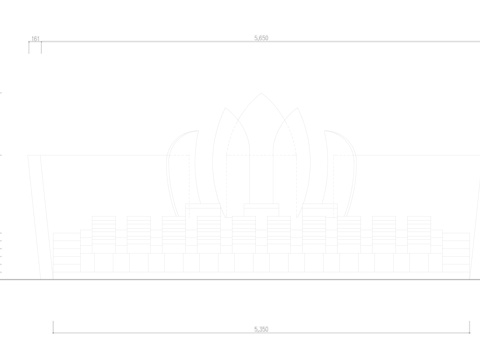 墓地建筑cad施工图