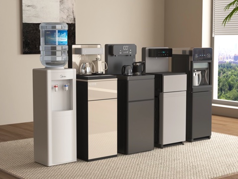 饮水机 现代直饮机 饮水机su模型