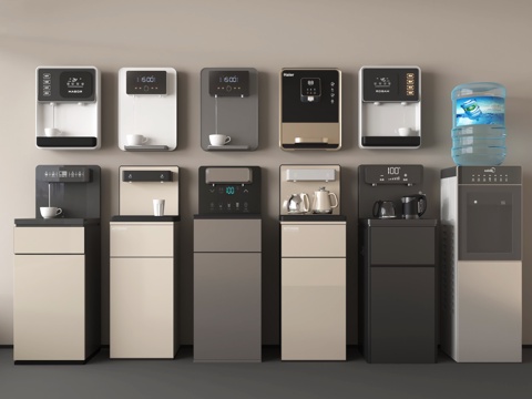 饮水机 现代直饮机 饮水机su模型