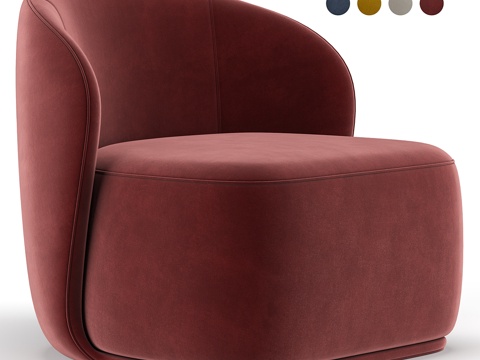  La Pipe休闲椅3d模型 