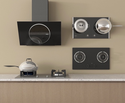 现代吸油烟机su模型