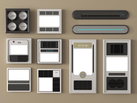 现代浴霸su模型