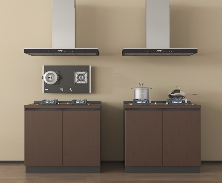 现代吸油烟机su模型