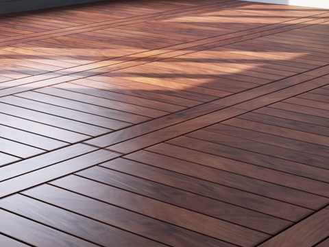 现代木地板 复古木地板 美式木地板 拼接木地板su模型