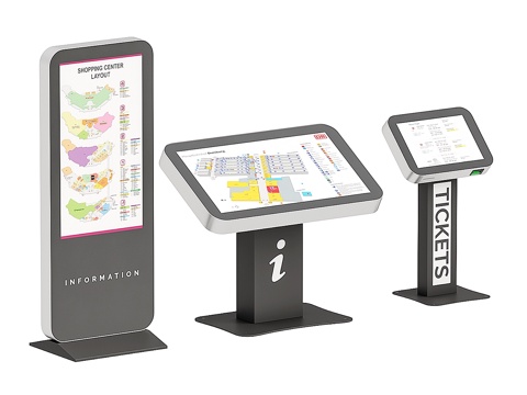  数字显示架3d模型 