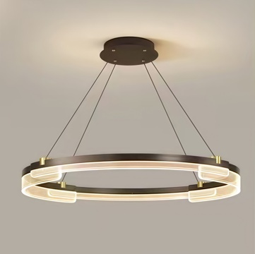 现代环形吊灯 装饰灯su模型